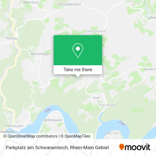 Карта Parkplatz am Schwanenteich