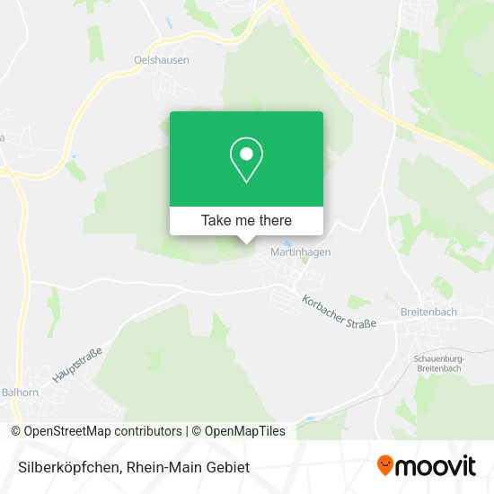 Silberköpfchen map