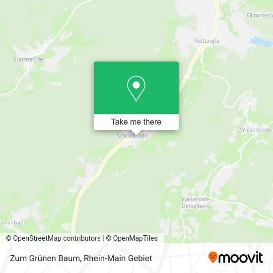 Карта Zum Grünen Baum