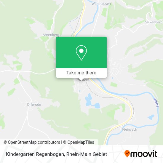 Карта Kindergarten Regenbogen