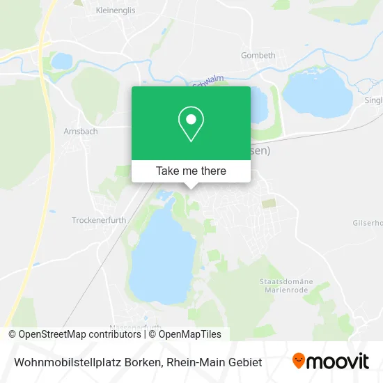 Карта Wohnmobilstellplatz Borken