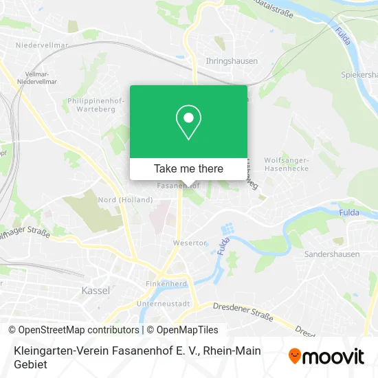 Карта Kleingarten-Verein Fasanenhof E. V.