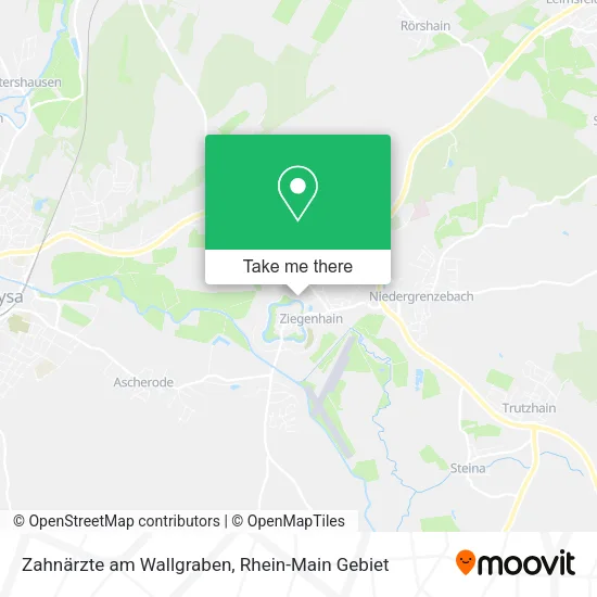 Карта Zahnärzte am Wallgraben