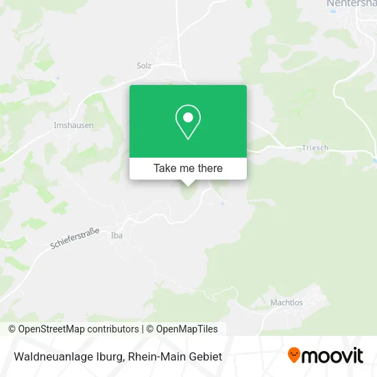 Карта Waldneuanlage Iburg