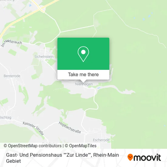 Карта Gast- Und Pensionshaus ""Zur Linde""