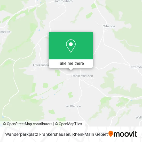 Карта Wanderparkplatz Frankershausen