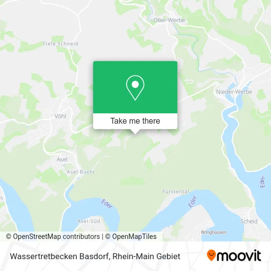 Карта Wassertretbecken Basdorf