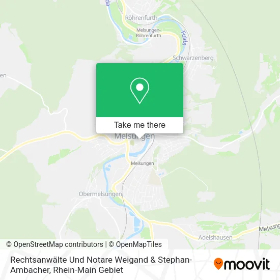 Карта Rechtsanwälte Und Notare Weigand & Stephan-Ambacher