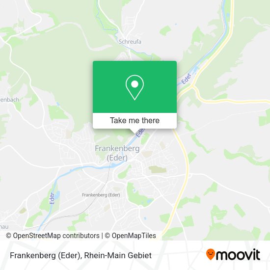 Карта Frankenberg (Eder)