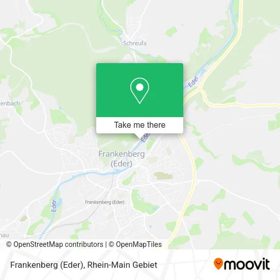 Карта Frankenberg (Eder)