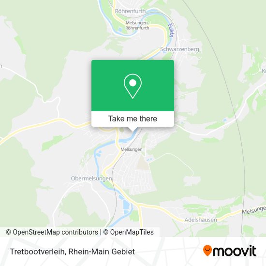 Карта Tretbootverleih