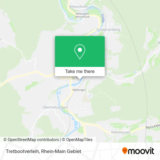 Карта Tretbootverleih