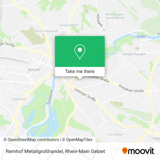 Карта Remhof Metallgroßhandel