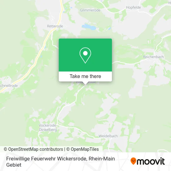 Карта Freiwillige Feuerwehr Wickersrode