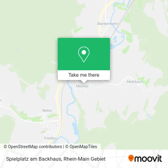 Карта Spielplatz am Backhaus