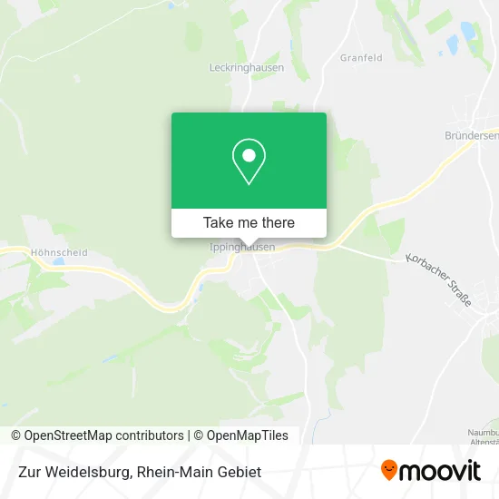Карта Zur Weidelsburg
