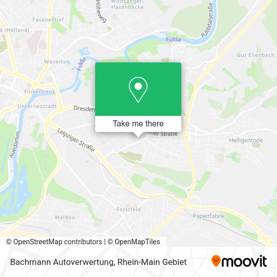 Карта Bachmann Autoverwertung