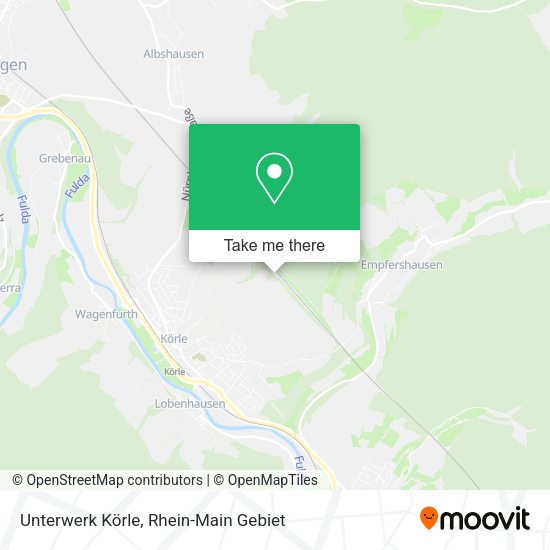 Карта Unterwerk Körle