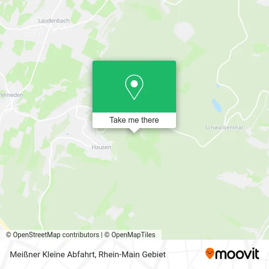 Карта Meißner Kleine Abfahrt