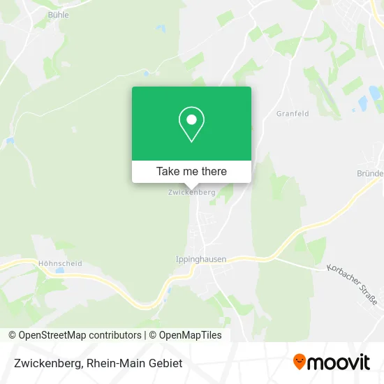 Карта Zwickenberg