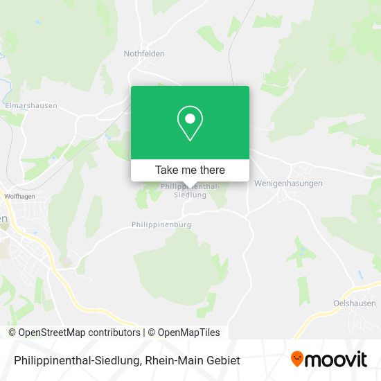 Карта Philippinenthal-Siedlung