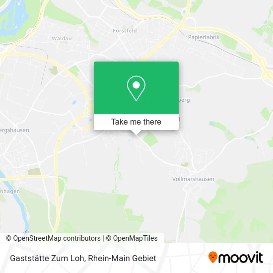 Карта Gaststätte Zum Loh