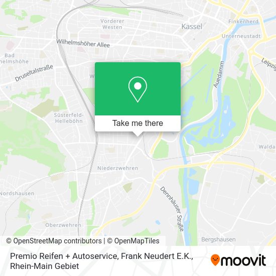 Карта Premio Reifen + Autoservice, Frank Neudert E.K.