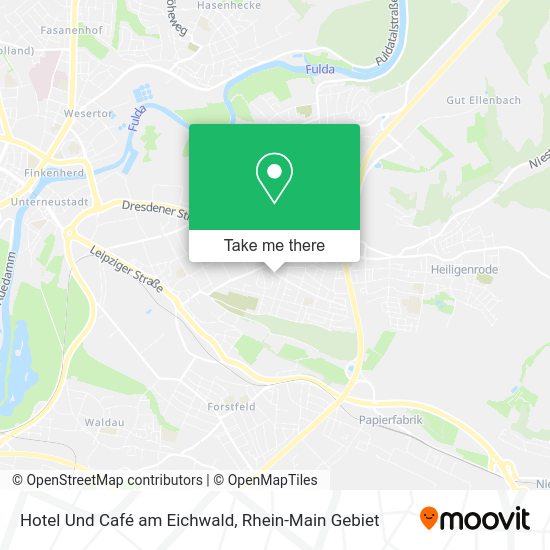 Карта Hotel Und Café am Eichwald