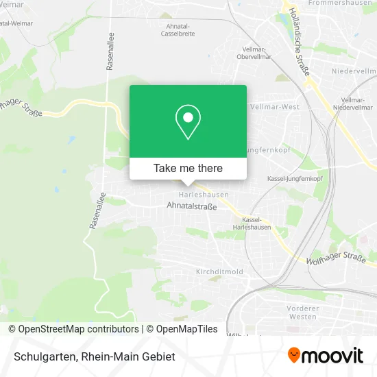 Карта Schulgarten