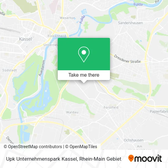Карта Upk Unternehmenspark Kassel