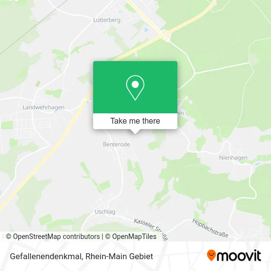 Карта Gefallenendenkmal