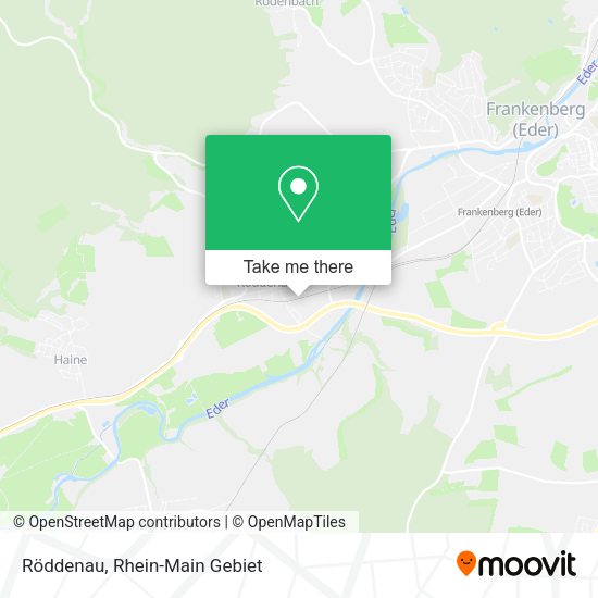 Карта Röddenau