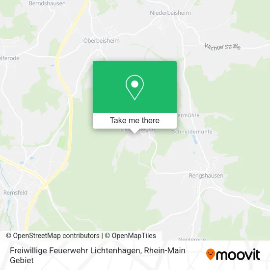 Карта Freiwillige Feuerwehr Lichtenhagen