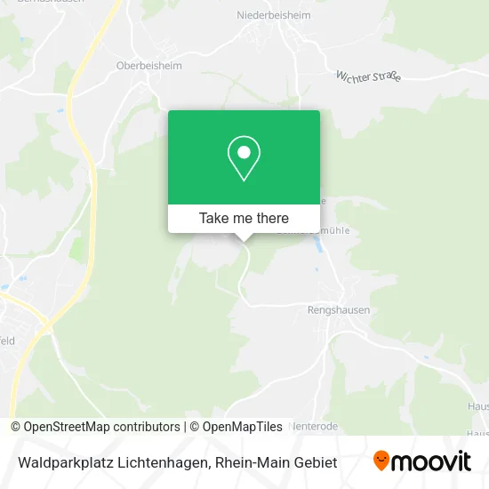 Карта Waldparkplatz Lichtenhagen
