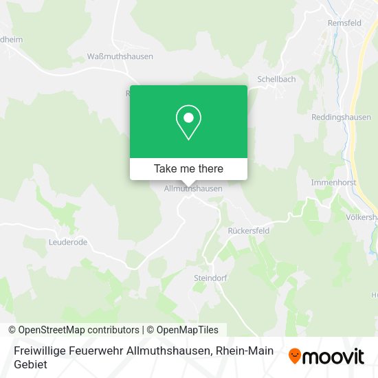 Карта Freiwillige Feuerwehr Allmuthshausen