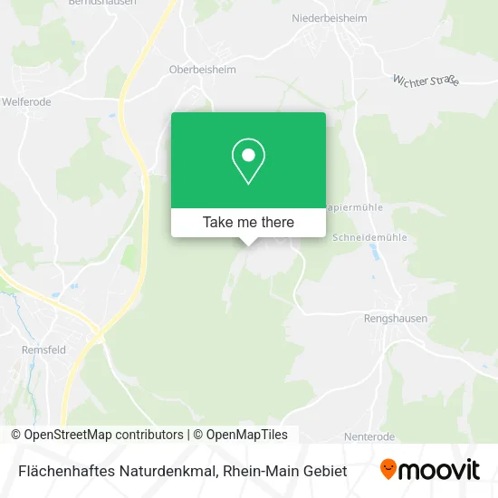 Карта Flächenhaftes Naturdenkmal
