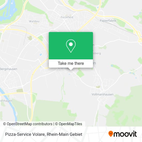 Карта Pizza-Service Volare