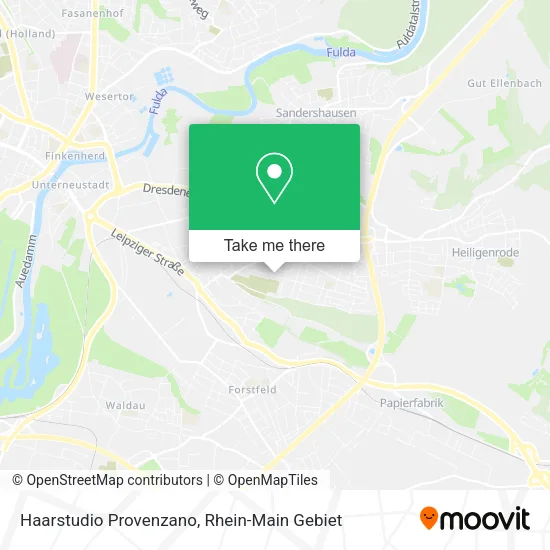 Карта Haarstudio Provenzano