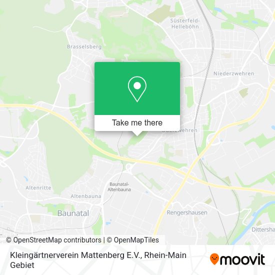 Карта Kleingärtnerverein Mattenberg E.V.