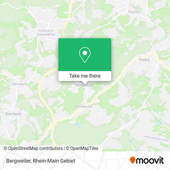 Карта Bergweiler