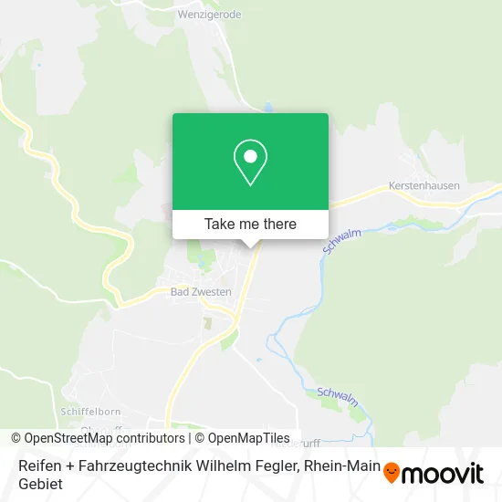 Карта Reifen + Fahrzeugtechnik Wilhelm Fegler