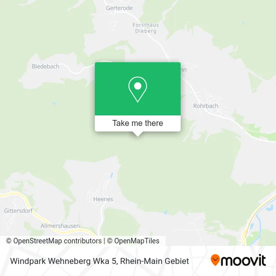 Карта Windpark Wehneberg Wka 5