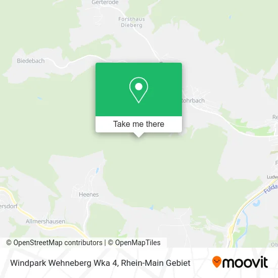 Карта Windpark Wehneberg Wka 4