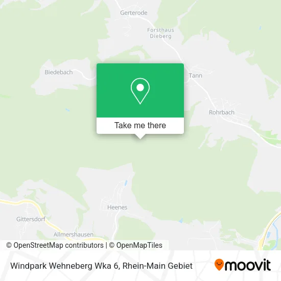 Карта Windpark Wehneberg Wka 6