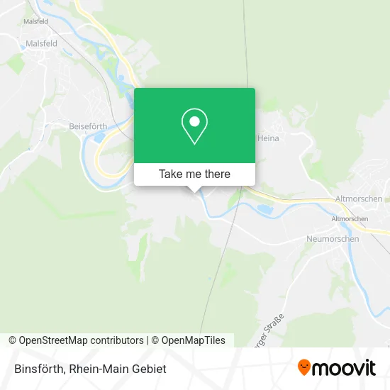 Карта Binsförth