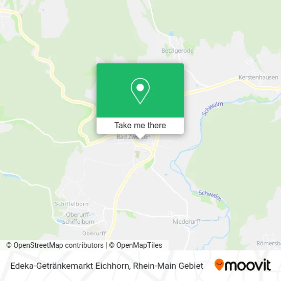 Карта Edeka-Getränkemarkt Eichhorn