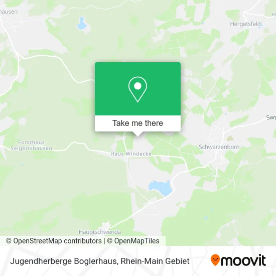 Карта Jugendherberge Boglerhaus