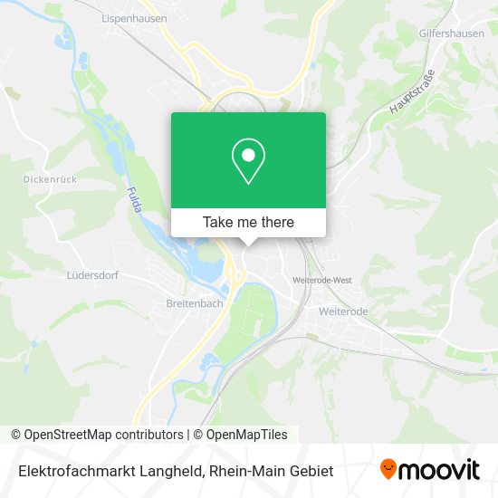 Карта Elektrofachmarkt Langheld