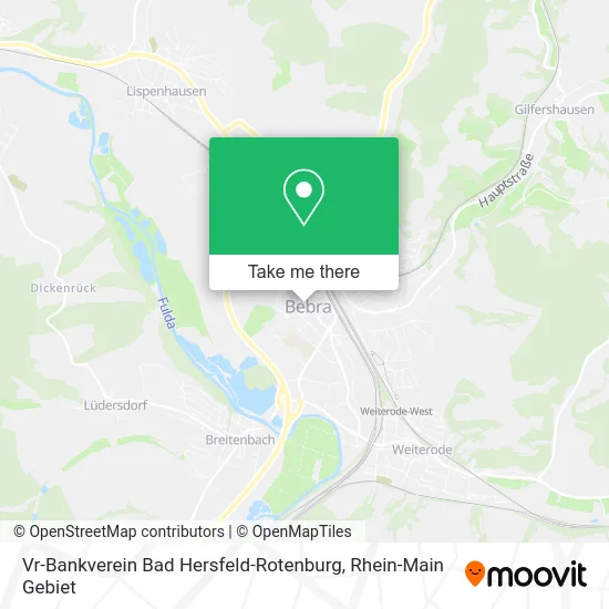 Карта Vr-Bankverein Bad Hersfeld-Rotenburg
