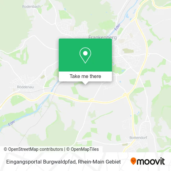 Карта Eingangsportal Burgwaldpfad